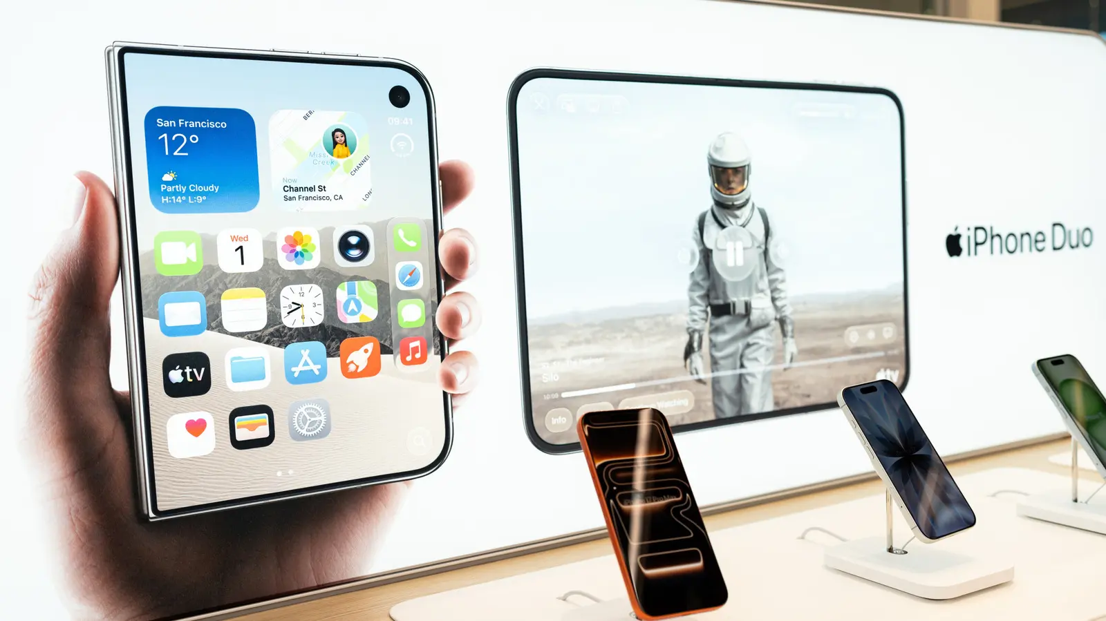 Căutarea rivalului perfect pentru viitorul iPhone pliabil