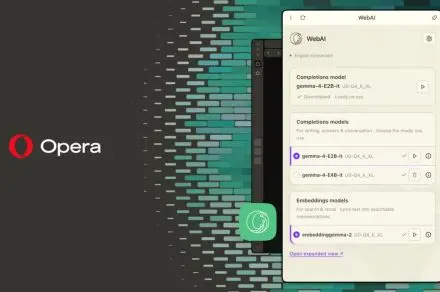Opera lansează WebAI: inteligență artificială locală direct în browser